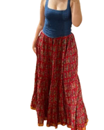 Load image into Gallery viewer, Boho Printed Cotton Maxi Skirts
