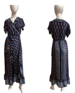 Load image into Gallery viewer, Ayesha Ruffle Wrap Dress
