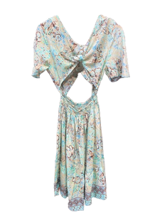 Ananya Front Tie Midi Dress