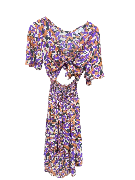 Ananya Front Tie Midi Dress