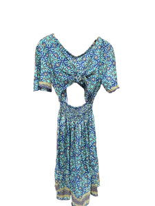 Ananya Front Tie Midi Dress