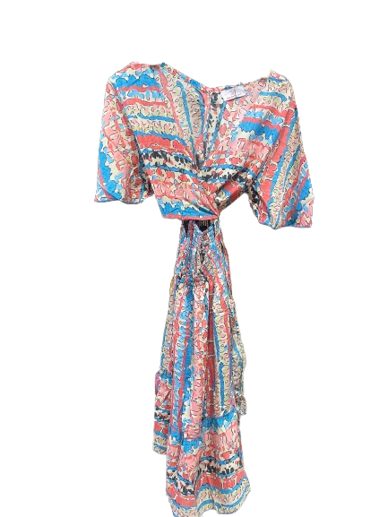 Ananya Front Tie Midi Dress