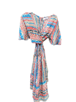 Load image into Gallery viewer, Ananya Front Tie Midi Dress
