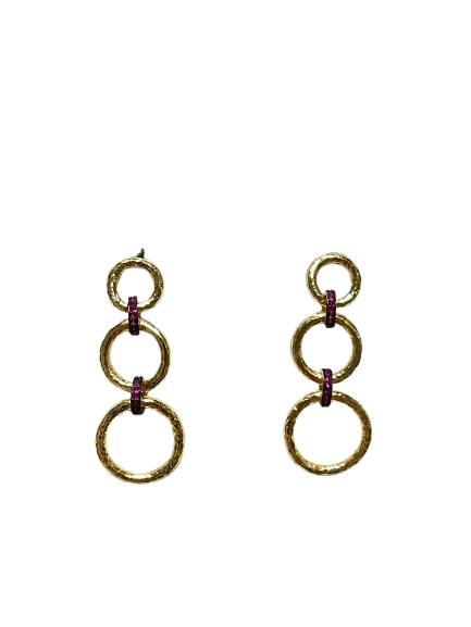 Starlight Triple Drop Earrings