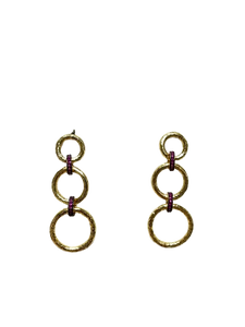 Starlight Triple Drop Earrings