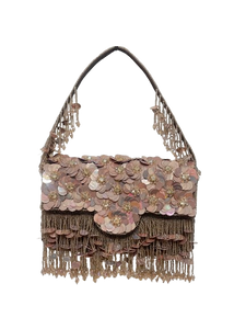 Eleanor Floral Evening Bag – Beaded & Sequin Embroidered Purse