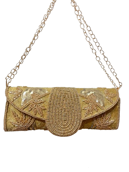 Makenna Evening Clutch – Beaded & Sequin Embroidered Purse