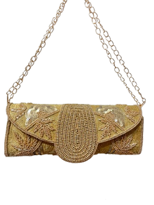 Makenna Evening Clutch – Beaded & Sequin Embroidered Purse
