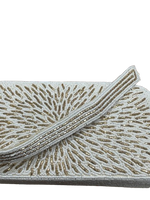 Load image into Gallery viewer, Nyasia Beaded Art Deco Evening Bag – Embroidered Vintage-Inspired Purse
