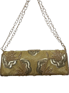 Makenna Evening Clutch – Beaded & Sequin Embroidered Purse
