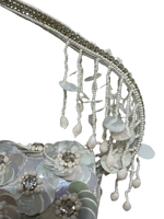 Load image into Gallery viewer, Eleanor Floral Evening Bag – Beaded &amp; Sequin Embroidered Purse
