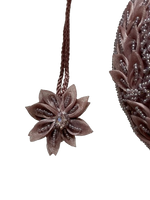Load image into Gallery viewer, Averie Floral Beaded Drawstring Evening Bag – Embroidered Party Purse
