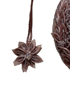 Averie Floral Beaded Drawstring Evening Bag – Embroidered Party Purse