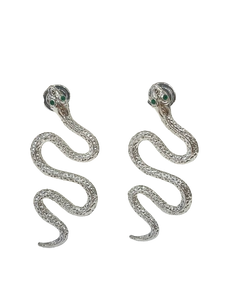 Serpentina Snake Earrings