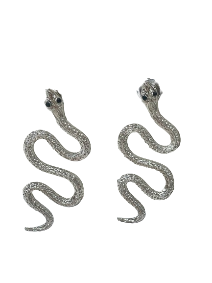 Serpentina Snake Earrings