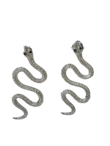 Serpentina Snake Earrings