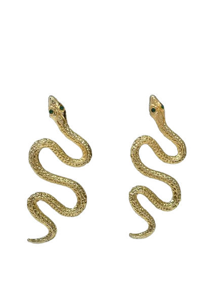 Serpentina Snake Earrings