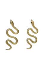 Load image into Gallery viewer, Serpentina Snake Earrings
