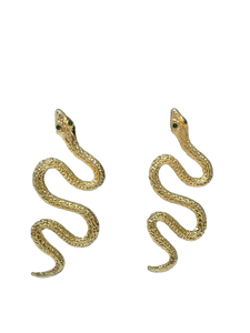 Serpentina Snake Earrings