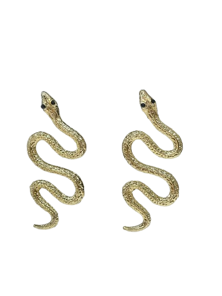 Serpentina Snake Earrings