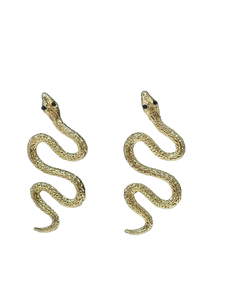 Serpentina Snake Earrings