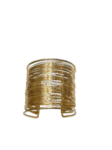 Selene Wire Wrap Wide Cuff Bracelet