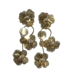 Load image into Gallery viewer, Aishwarya Foil Flower Earrings
