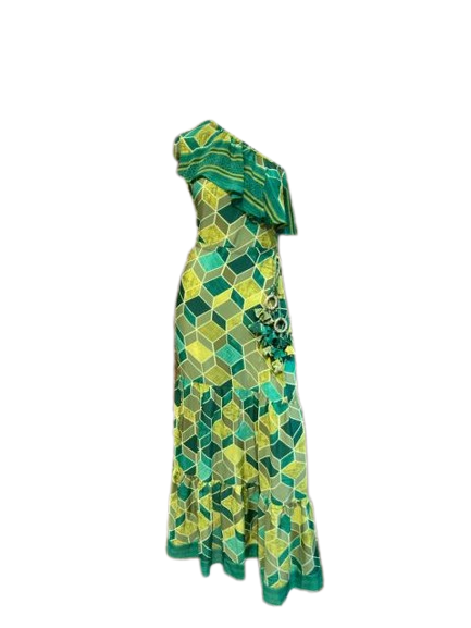 One Shoulder Tassel Dress