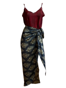 Shameem Tie Skirt Set