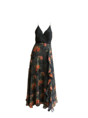 Zoya Ruffle Crossback Dress