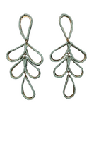 Load image into Gallery viewer, Raffia Loop Dangle Earrings
