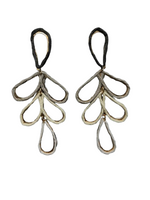 Load image into Gallery viewer, Raffia Loop Dangle Earrings
