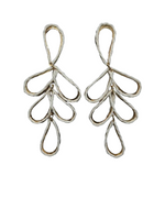 Load image into Gallery viewer, Raffia Loop Dangle Earrings
